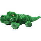 Pluche knuffel dieren Eco-kins krokodil van 30 cm. Wildlife speelgoed knuffelbeesten - Cadeau voor kind/jongens/meisjes