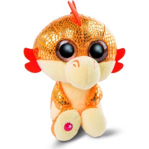 NICI Knuffel Draak - Yo-Yo - Pluche - Oranje - 15 cm - Knuffeldier