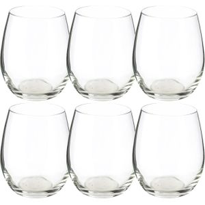 Set van 6x stuks tumbler glazen Orpea 360 ml van glas - Drinkglazen - Waterglazen