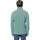 Kariban Fleece trui - sky groen - halve ritskraag - warme winter sweater - heren - polyester