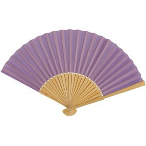 Spaanse handwaaier - special colours - lavendel - bamboe/papier - 21 cm