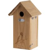 Best for Birds Vogelhuisje - hout - Koolmees nestkastje - 30 cm - Vurenhouten vogelhuisjes - met kijkluikje