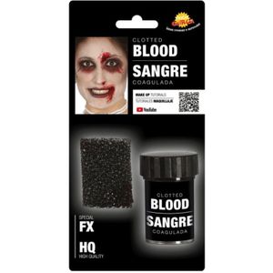 Fiestas Horror nepbloed schmink met sponsje - gestold bloed - 15 gram - Halloween verkleed accessoires/make-up
