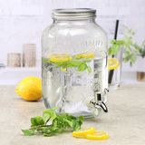 Drankdispenser/limonadetap - glas - 3 liter