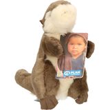 Pluche kleine otter knuffel van 15 cm - Dieren speelgoed knuffels cadeau - Knuffeldieren