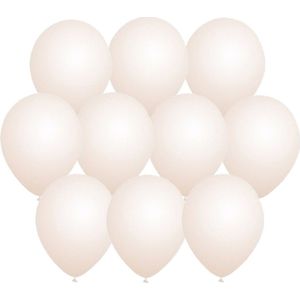 50x stuks Transparante party ballonnen - 27 cm - ballon transparant voor helium of lucht