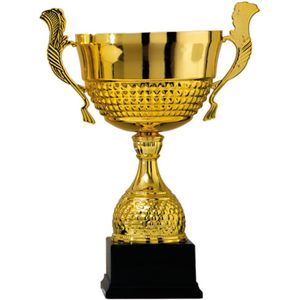 Trofee/bokaal - goud - oren - kunststof - 36 x 18 cm - sportprijs