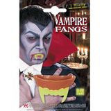 Halloween vampier tanden / gebitje lichtgevend voor volwassenen
