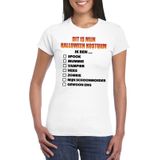 Dit is mijn Halloween kostuum dames t-shirt - Funny dames Halloween verkleedkleding