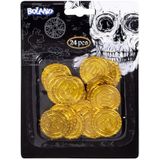 Boland Piraten munten/geld van kunststof - 72x oude munten - gouden dukaten - Verkleed speelgoed