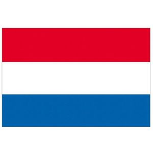 2x Luxe vlaggen Nederland 100 x 150 - Hollandse vlag - luxe kwaliteit