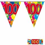 3x vlaggenlijn 100 jaar met gratis sticker