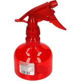 Plasticforte waterverstuiver/plantenspuit - rood - 330 ml - Sschoonmaakspuiten