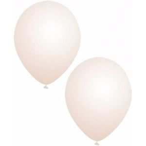 200x stuks Transparante party ballonnen 30 cm - Verjaardag feestartikelen