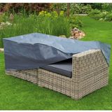 Set van 2x Stuks 2-zits Loungebank Afdekhoes/Beschermhoes 90 X 170 X 60 cm