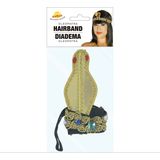 Verkleed accessoire setje Cleopatra - hoofdband en armband goud - Egypte thema party
