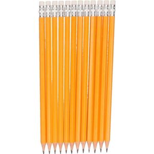 Grijze schrijf of tekenen basic potloden 12x stuks voordeel set