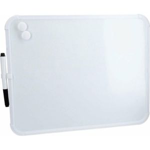 Benson Whiteboard met stift en magneetjes 36 x 28 cm - Memobord