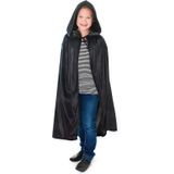 Rubies Halloween verkleed cape - voor kinderen - zwart - fluwelen stof