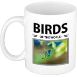 Dieren foto mok Kolibrie vogel - 300 ml - birds of the world - cadeau beker / mok Kolibries liefhebber