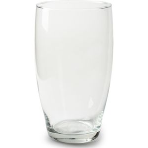 Jodeco Bloemenvaas Pasa - helder transparant - glas - D14 x H25 cm - klassieke vorm vaas