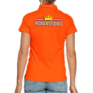 Koningsdag polo shirt - oranje - dames - Koningsdag outfit / kleding