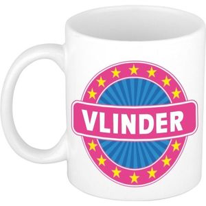 Vlinder naam koffie mok / beker 300 ml  - namen mokken