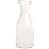 Glazen water/sap/wijn karaf van 0,5 liter - Karaffen tafel/keuken artikelen