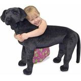 Mega knuffel hond zwarte labrador