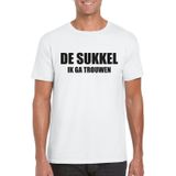 Vrijgezellenfeest heren t-shirt pakket De Sukkel - 7 shirts - maat M