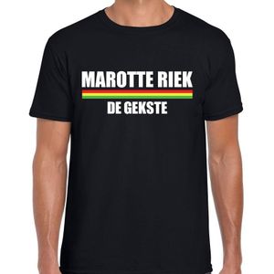 Carnaval t-shirt Marotte Riek de gekste voor heren - zwart - Sittard - carnavalsshirt / verkleedkleding