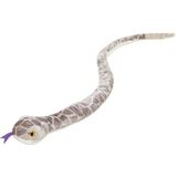 Nature Planet - Pluche slangen knuffels - set van 2x stuks van 145 cm