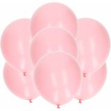 Helium tank met lichtroze en witte ballonnen - Geboorte - Heliumgas met ballonnen meisje geboren voor babyshower