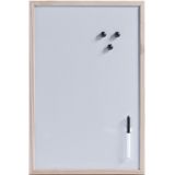 Zeller - Magnetisch whiteboard/memobord - 40 x 60 cm - Wisser en stift