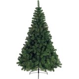 Bellatio Decorations kerstboom H210 cm - met kerstballen salie groen