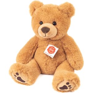 Hermann Teddy Knuffeldier beer Mikai - zachte pluche stof - premium kwaliteit knuffels - lichtbruin - 31 cm - Beren