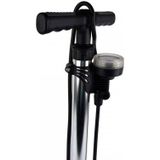 Luxe fietspomp met dubbel ventiel inclusief manometer - max 11 bar