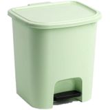Forte Plastics - WC-/toiletborstel - lichtgroen - pedaalemmer 7.5L