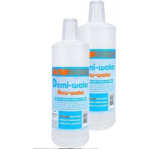 Accuwater - 3x - gedemineraliseerd water - 1 liter