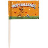 Loeki de Leeuw 100x Cocktailprikkers - 40x servetten - Hup Holland