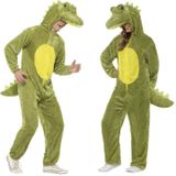 Krokodil onesie kostuum voor volwassenen - dierenpak