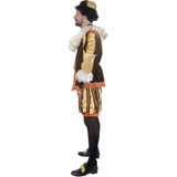 Piet verkleed kostuum luxe 4-delig - bruin - polyester - Pietenpakken voor volwassenen