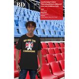 Bellatio Decorations Verkleed shirt voor heren - Engeland - zwart - voetbal supporter - themafeest