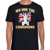 Bellatio Decorations Verkleed shirt voor heren - Engeland - zwart - voetbal supporter - themafeest