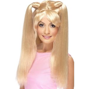 Baby Power blonde pruik - Carnaval verkleed accessoire