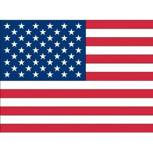 20x Binnen en buiten stickers USA/Amerika 10 cm - Amerikaanse vlag stickers - Supporter feestartikelen - Landen decoratie en versieringen