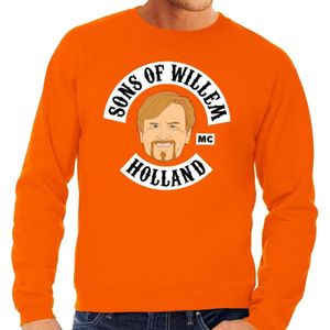 Sons of Willem sweater / trui oranje heren - Koningsdag kleding