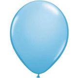 Ballonnen lichtblauw 150x stuks - Feestversiering - Kraamfeestjes - Gender reveal party