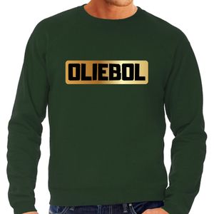 Oliebol foute Oud en Nieuw sweater - groen - heren - Jaarwisseling outfit