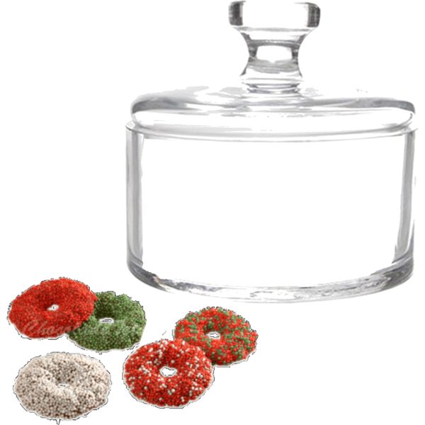 Glazen voorraadpot snoeppot 13 x 12 cm met deksel - online kopen | Lage  prijs | beslist.nl